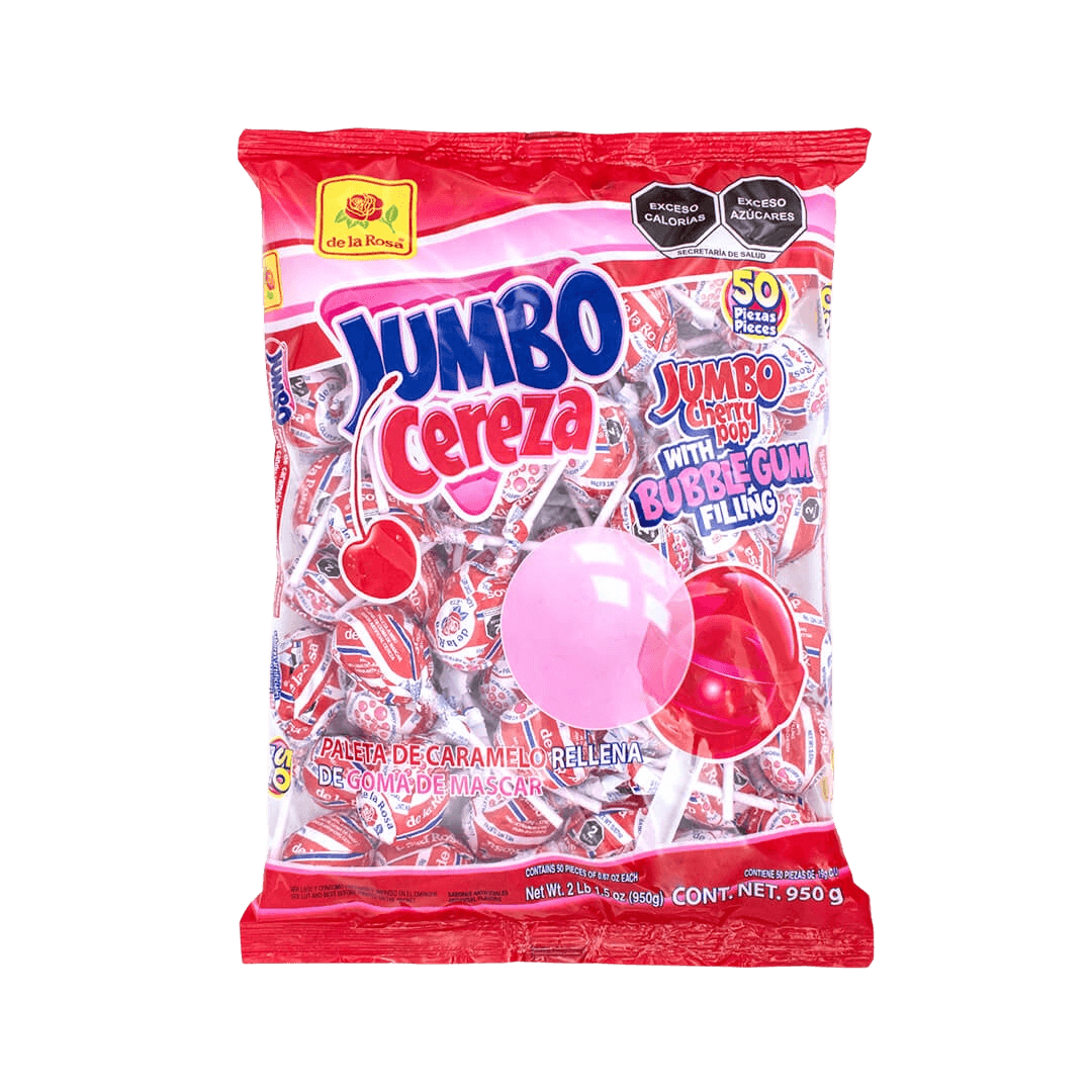 Bolsa de paletas Jumbo Cereza de la Rosa